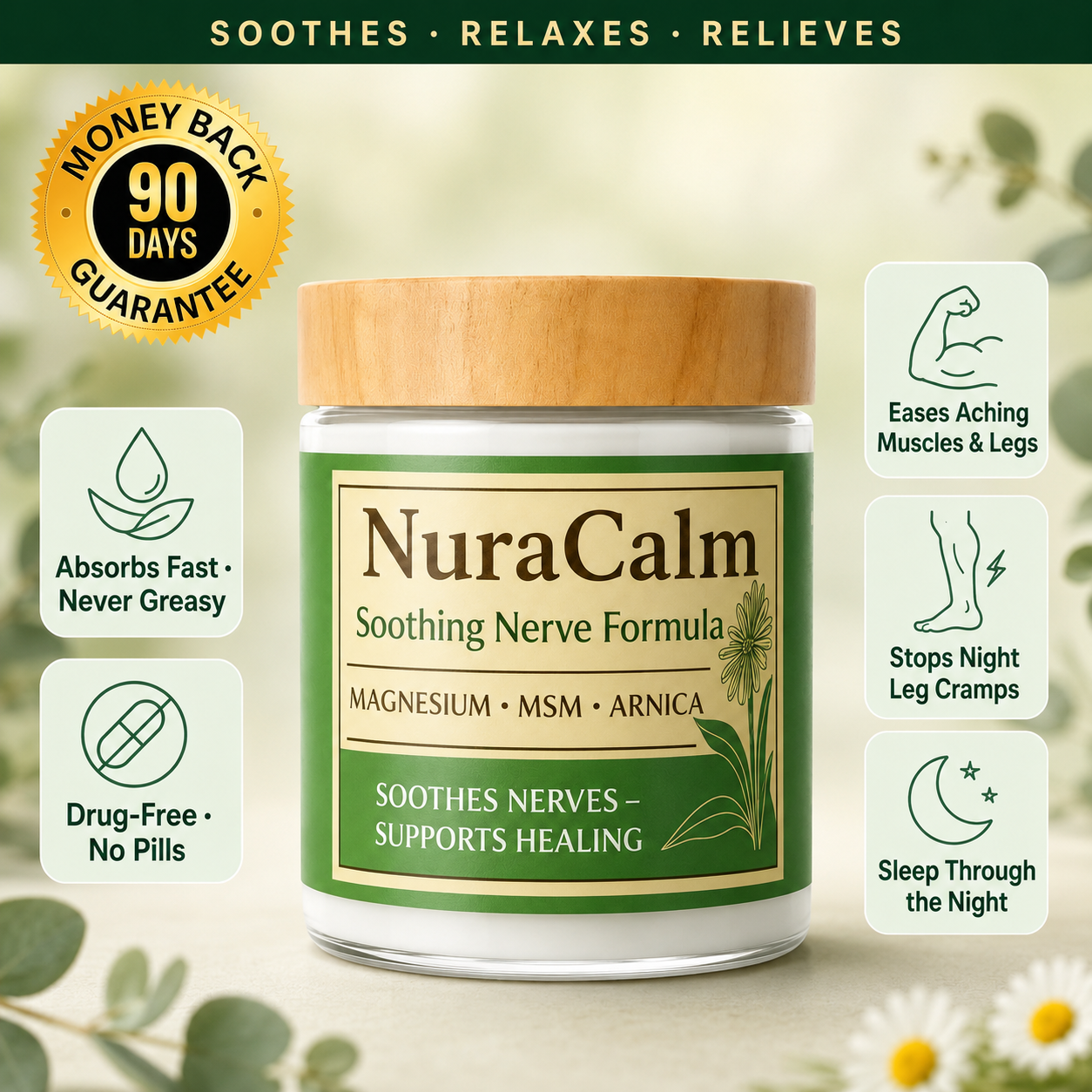 Nuracalm™ - Total Relief from Restless & Cramps