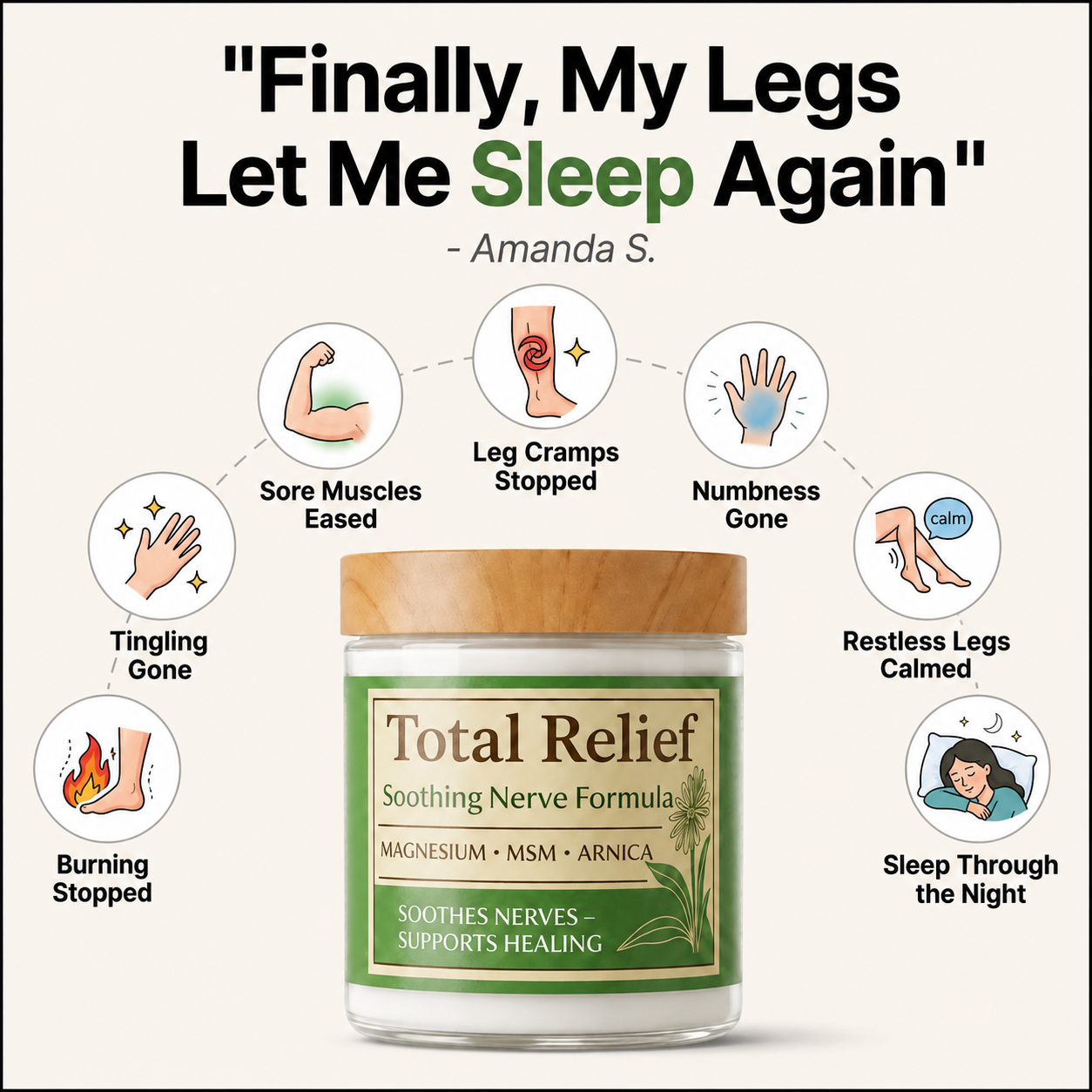 Nuracalm™ - Total Relief from Restless & Cramps